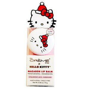 Crème Shop x Hello Kitty Macaron Lip Balm Limited Edition Hyaluronic Korean NWT